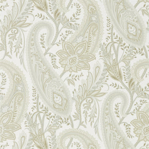 Mineral Taupe Cashmere Paisley wallpaper by Sanderson 