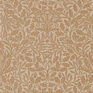 Gilver Copper Acorn Vintage Trees & Leaves Wallpaper for Living rooms 