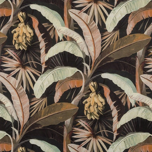 Sepia La Palma Trees & Leaves Wallpaper by Select Style Majorelle Collection for Ceilings 